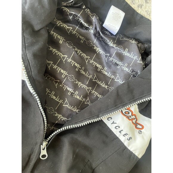 Harley Davidson HD Zip Jacket Embroidered Youth Kids Size 3T Motorcycle Stripe - Picture 8 of 9